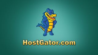 HostGator logo in yellow on a green background