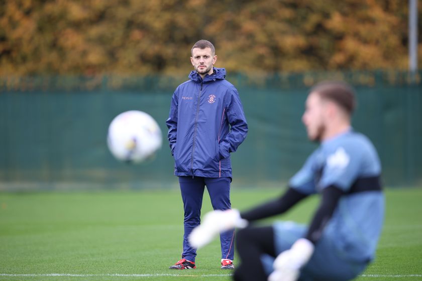 Luton Town manager Jack Wilshere