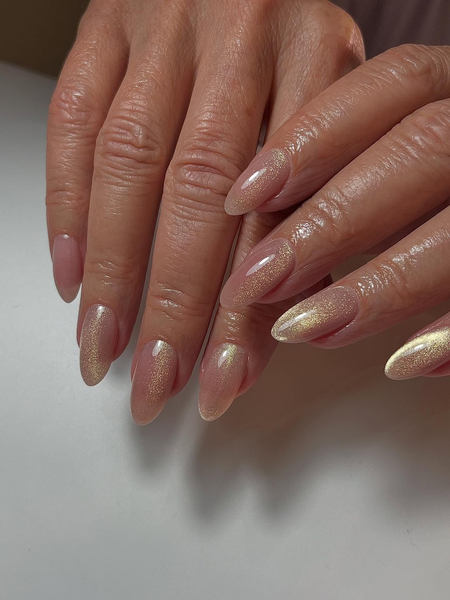 Natural magnetic nails.