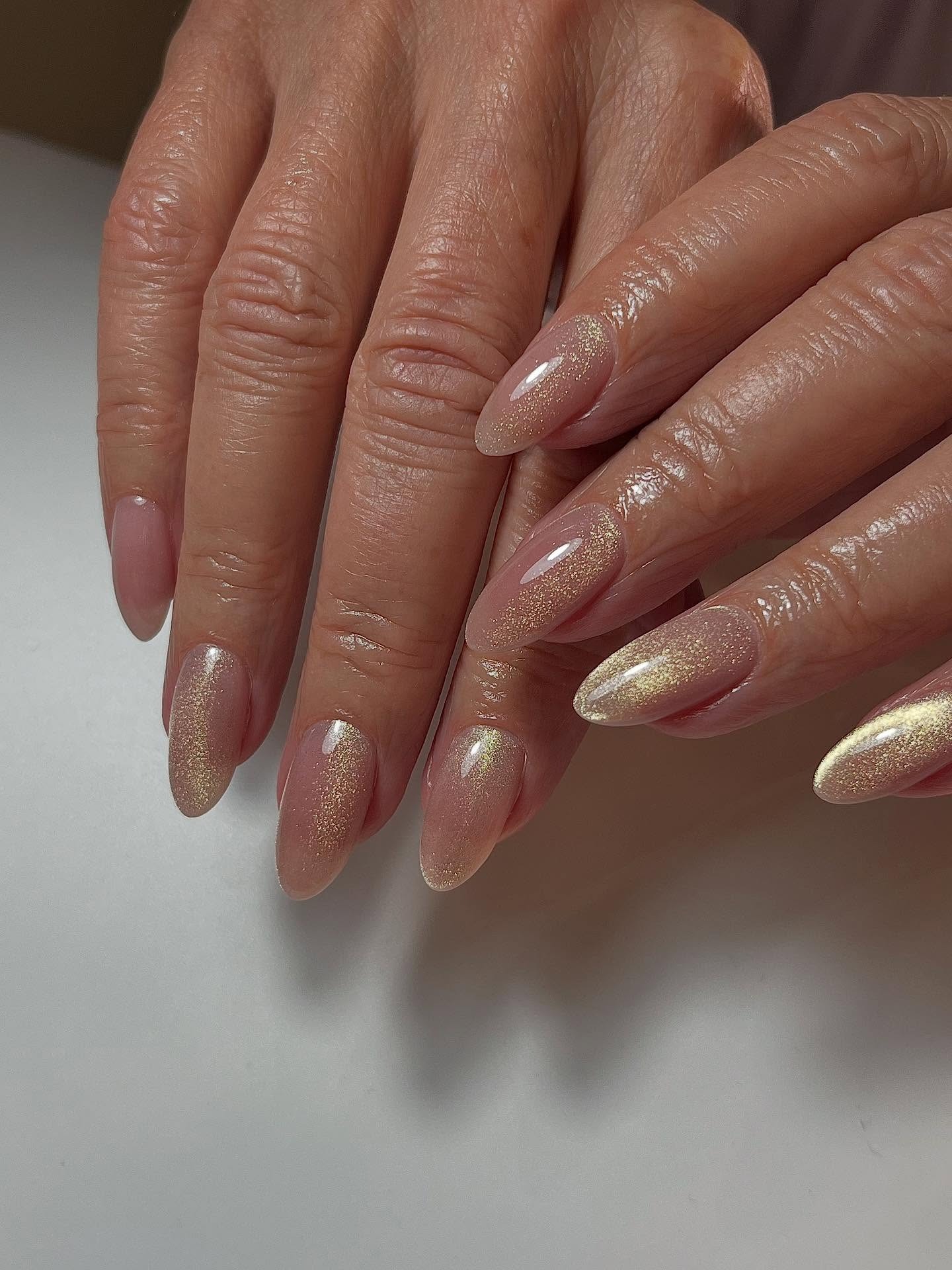 Natural magnetic nails.