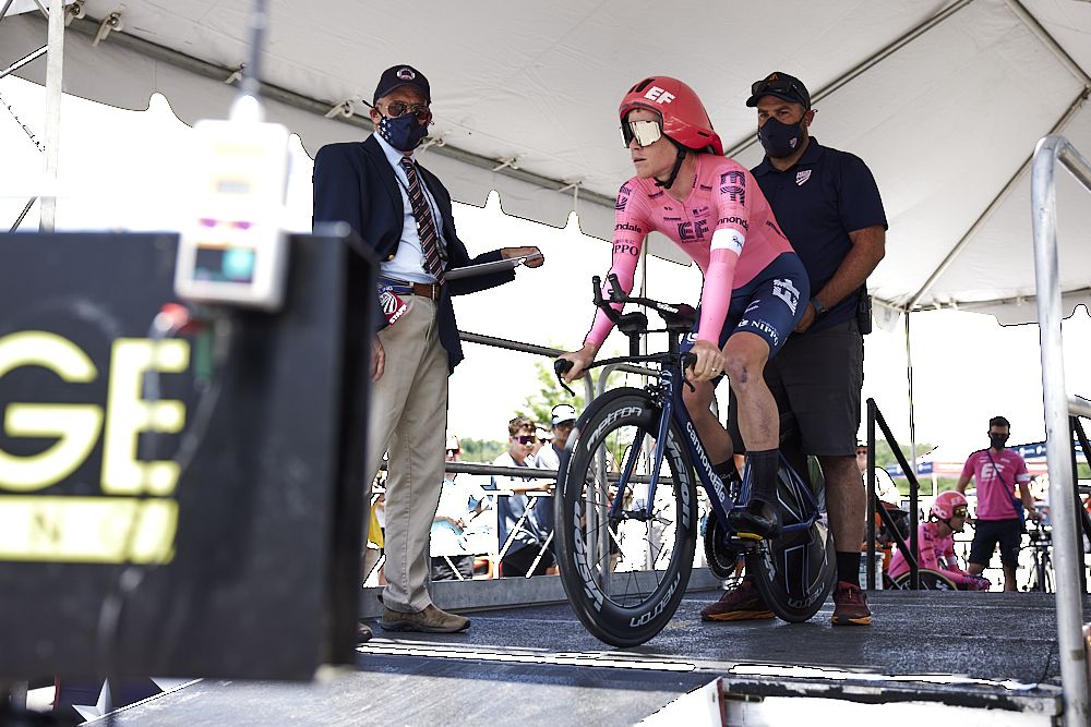 Lawson Craddock (EF Education-Nippo) at the USA Cycling Pro Road Championships 2021 time trial