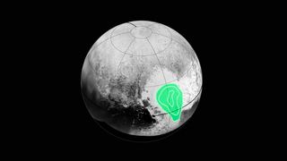 Frozen Carbon Monoxide on Pluto