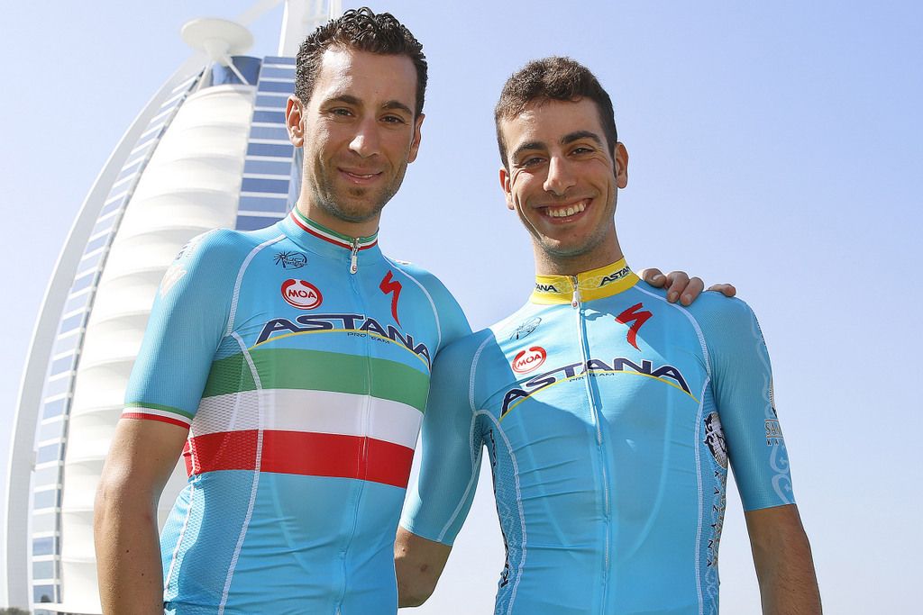 Vincenzo Nibali and Fabio Aru together in Dubai