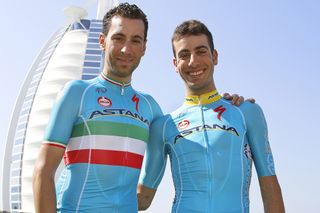 Vincenzo Nibali and Fabio Aru together in Dubai