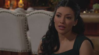 Zuleyka Silver as Audra confused in The Young and the Restless