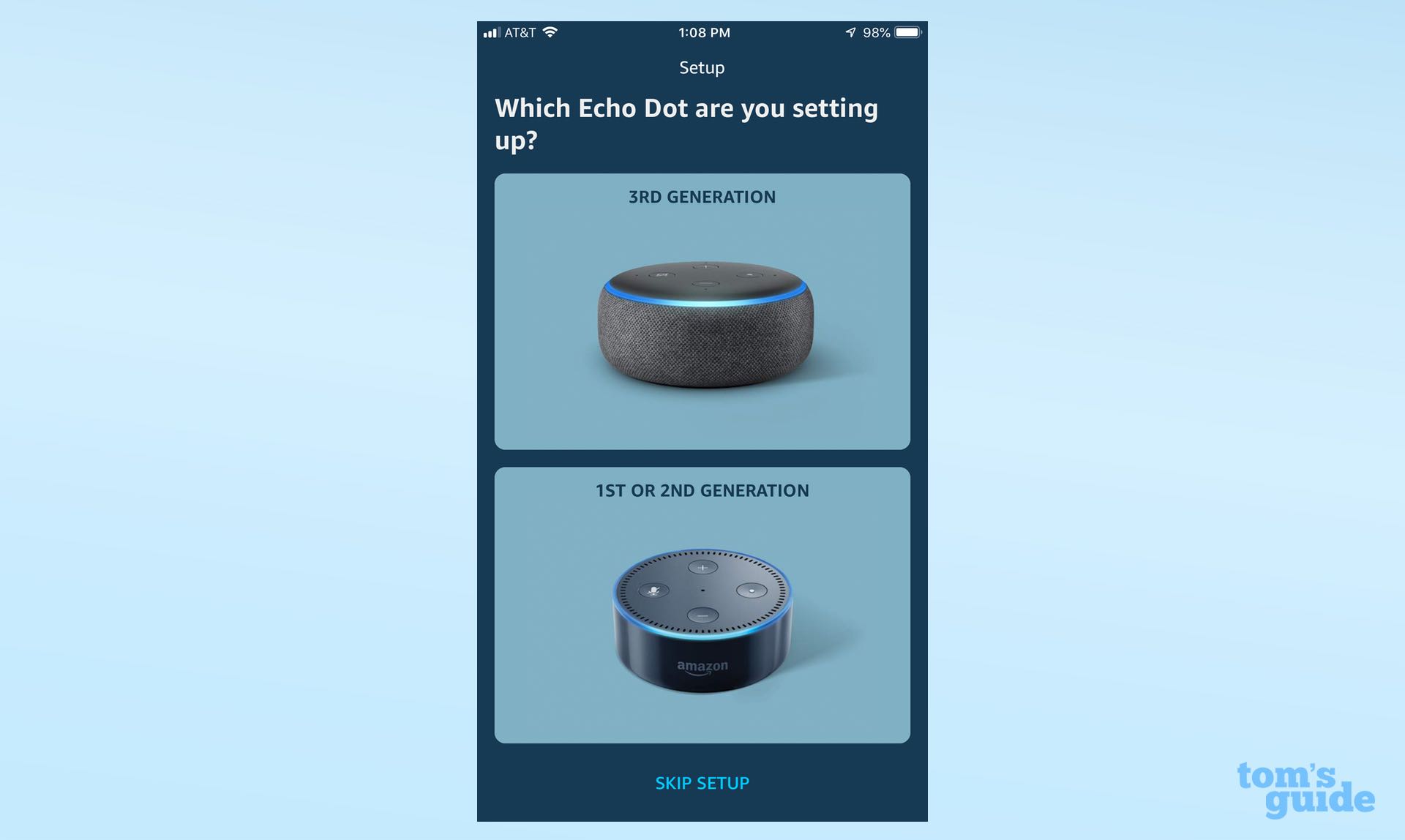 Как настроить Amazon Echo Dot