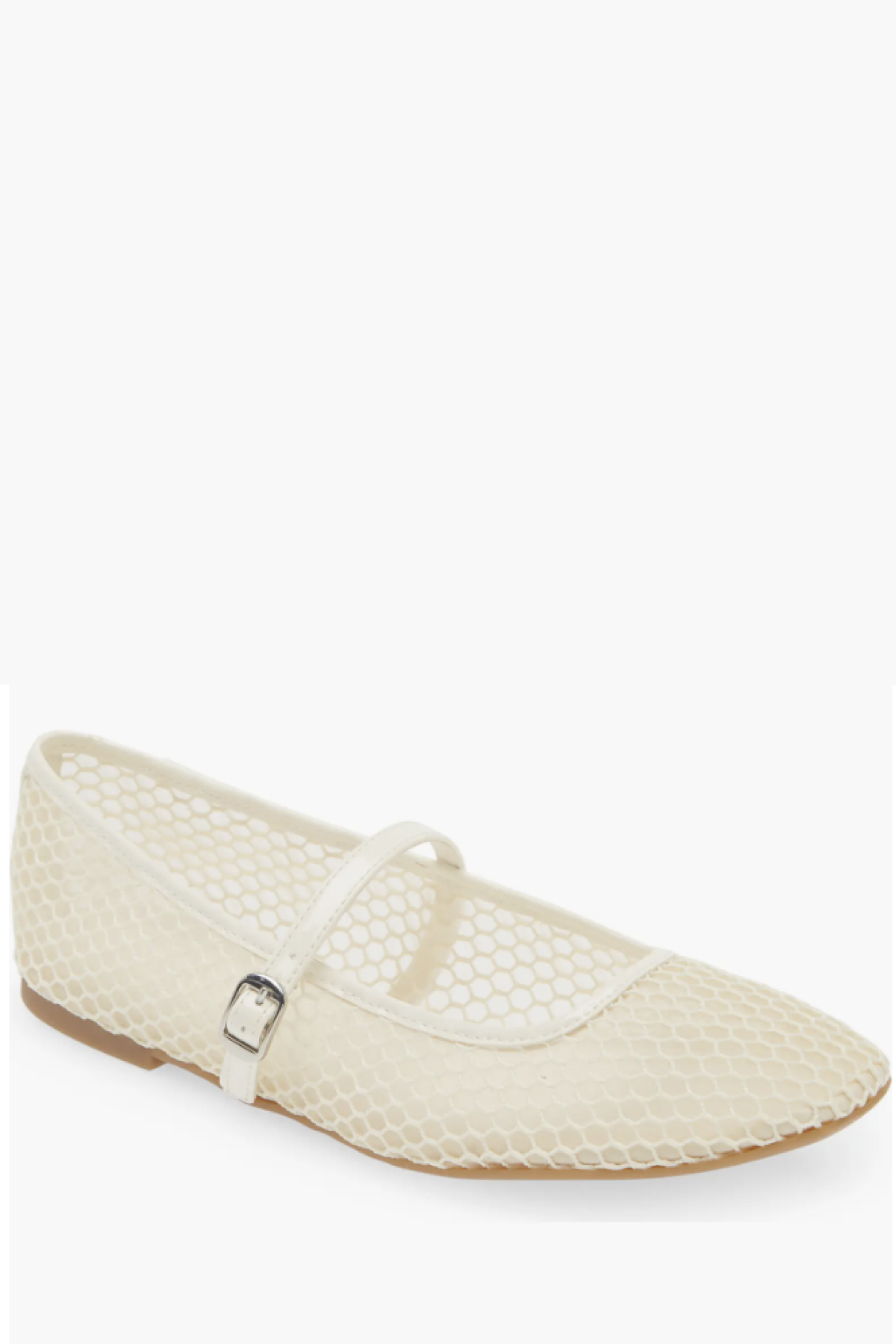 Desi Mary Jane Mesh Flat