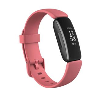 A pink coloured Fitbit Inspire 2.