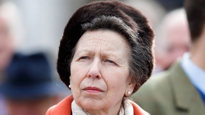 Princess Anne, Princess Royal attends day 1 'Champion Day' of the Cheltenham Festival 2020 
