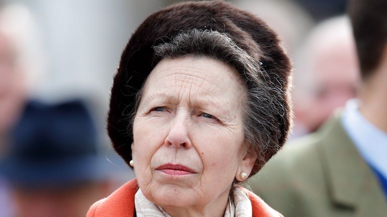 Princess Anne, Princess Royal attends day 1 'Champion Day' of the Cheltenham Festival 2020