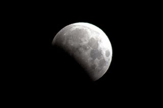 Partial Lunar Eclipse Seen from Concord, CA