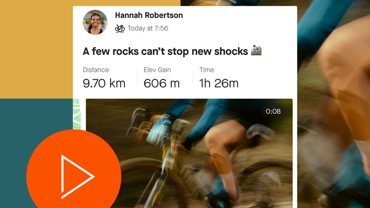 Image shows Strava&#039;s new activity upload feature.