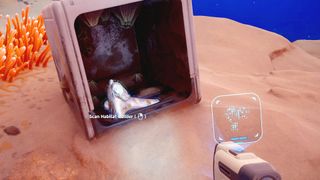 A player scans a Habitat Builder fragment in Subnautica 2