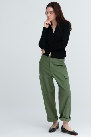 Best Cargo Pants for Women | UNIQLO Wide Straight Cargo Pants