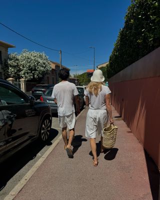 Pamela Anderson in South of France.