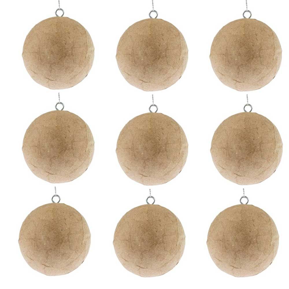 cardboard Christmas tree baubles