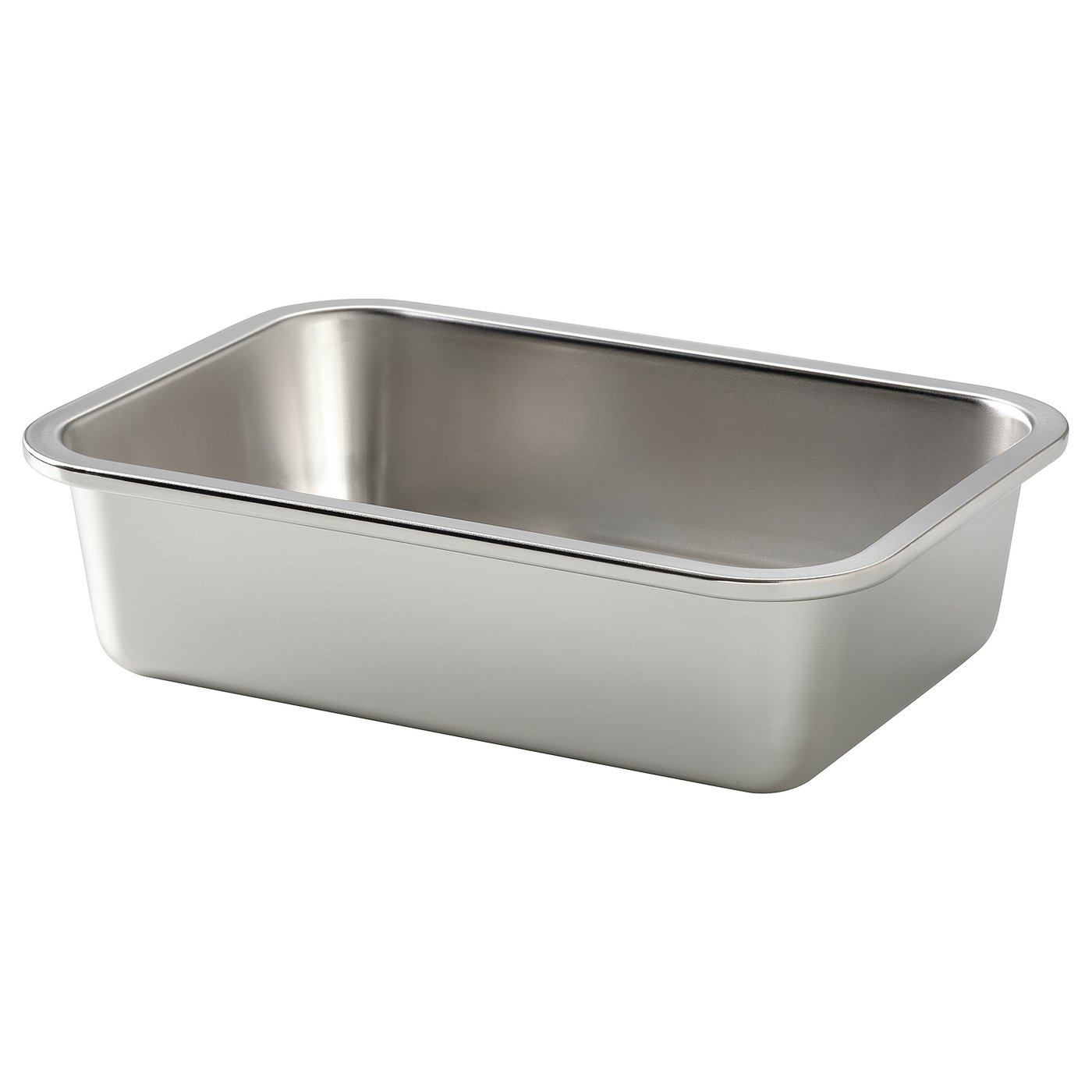 Ikea 365+ Food Container - Rectangular/stainless Steel 34 Oz