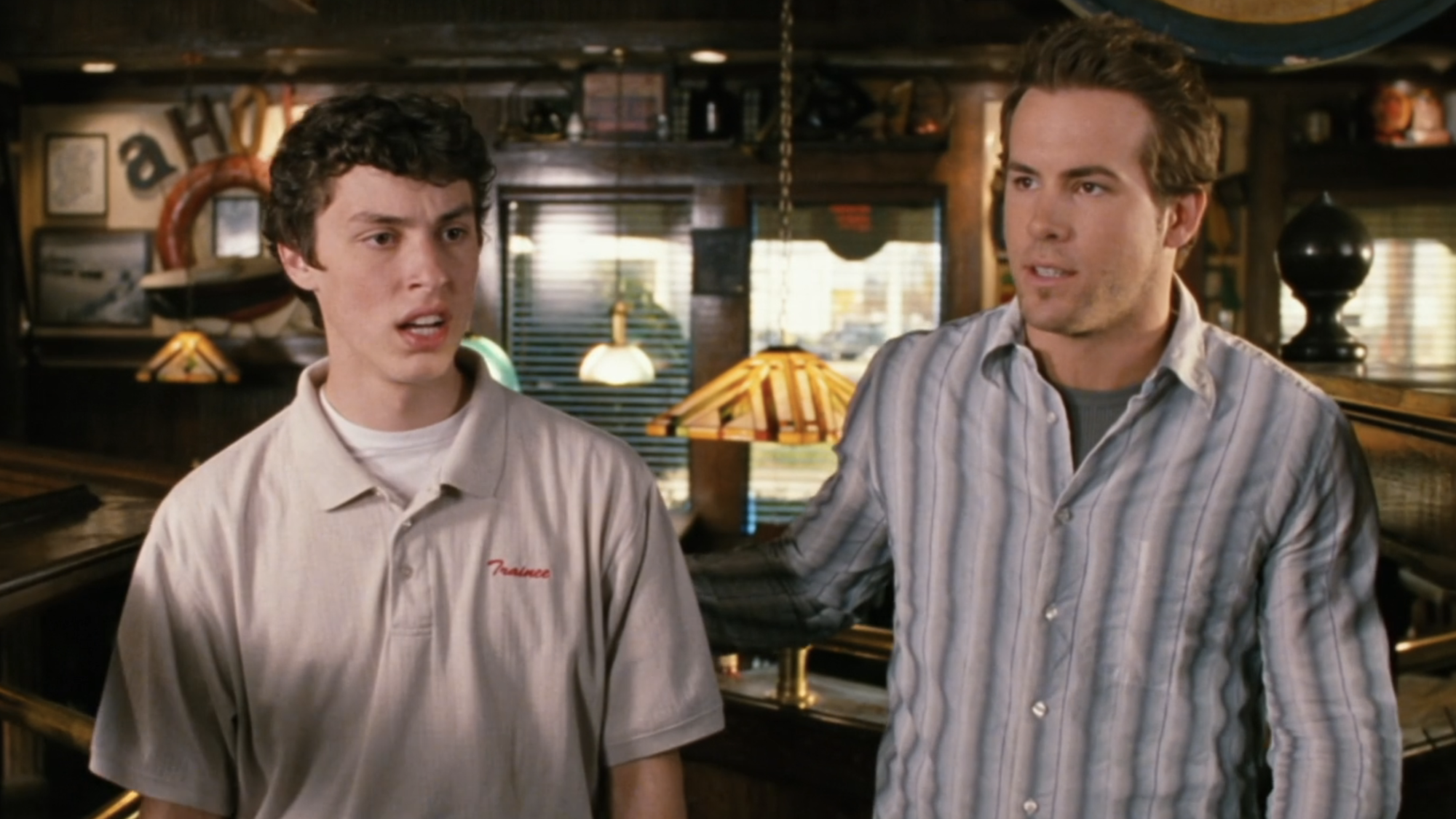 John Francis Daley and Ryan Reynolds in Waiting...