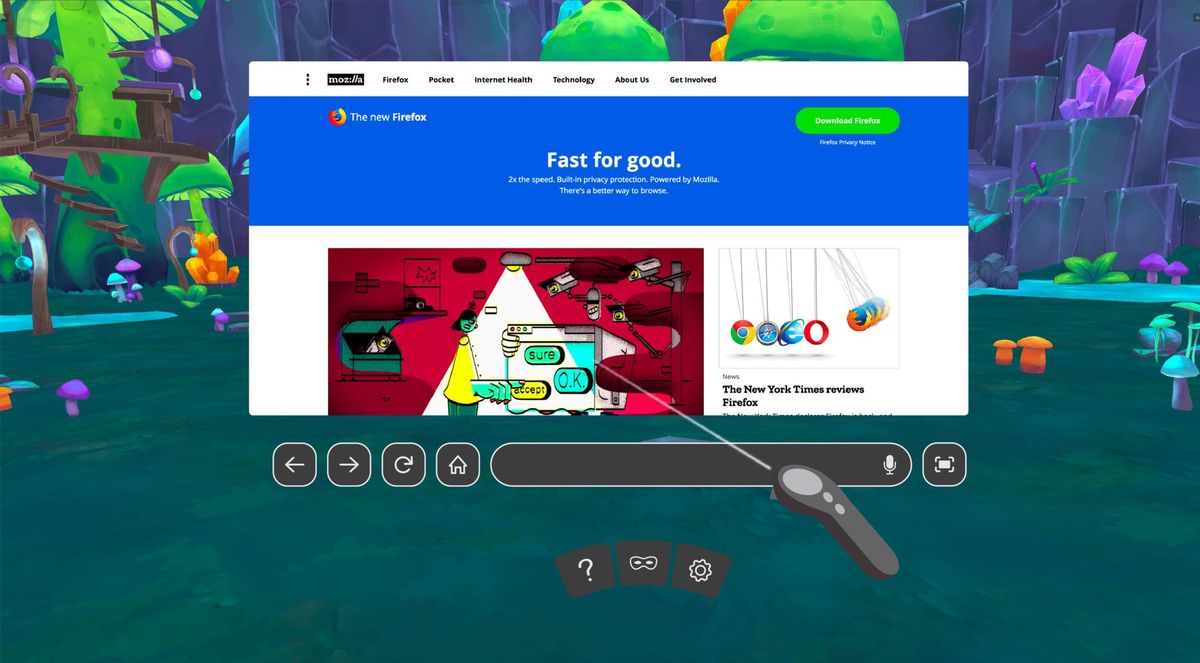 Firefox Reality brings the 'immersive web' to Oculus, Viveport, and