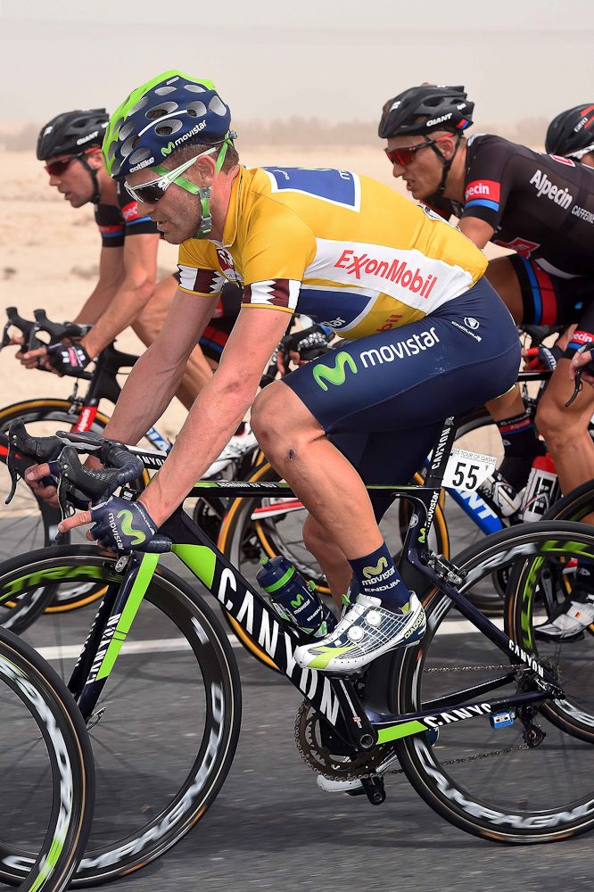 Jos&eacute; Joaquin Rojas (Movistar) lost the race lead to Alexander Kristoff.