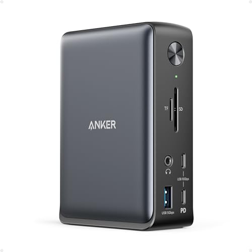 Anker Laptop Docking Station, 13-In-1 Usb C Docking Station, Triple Display