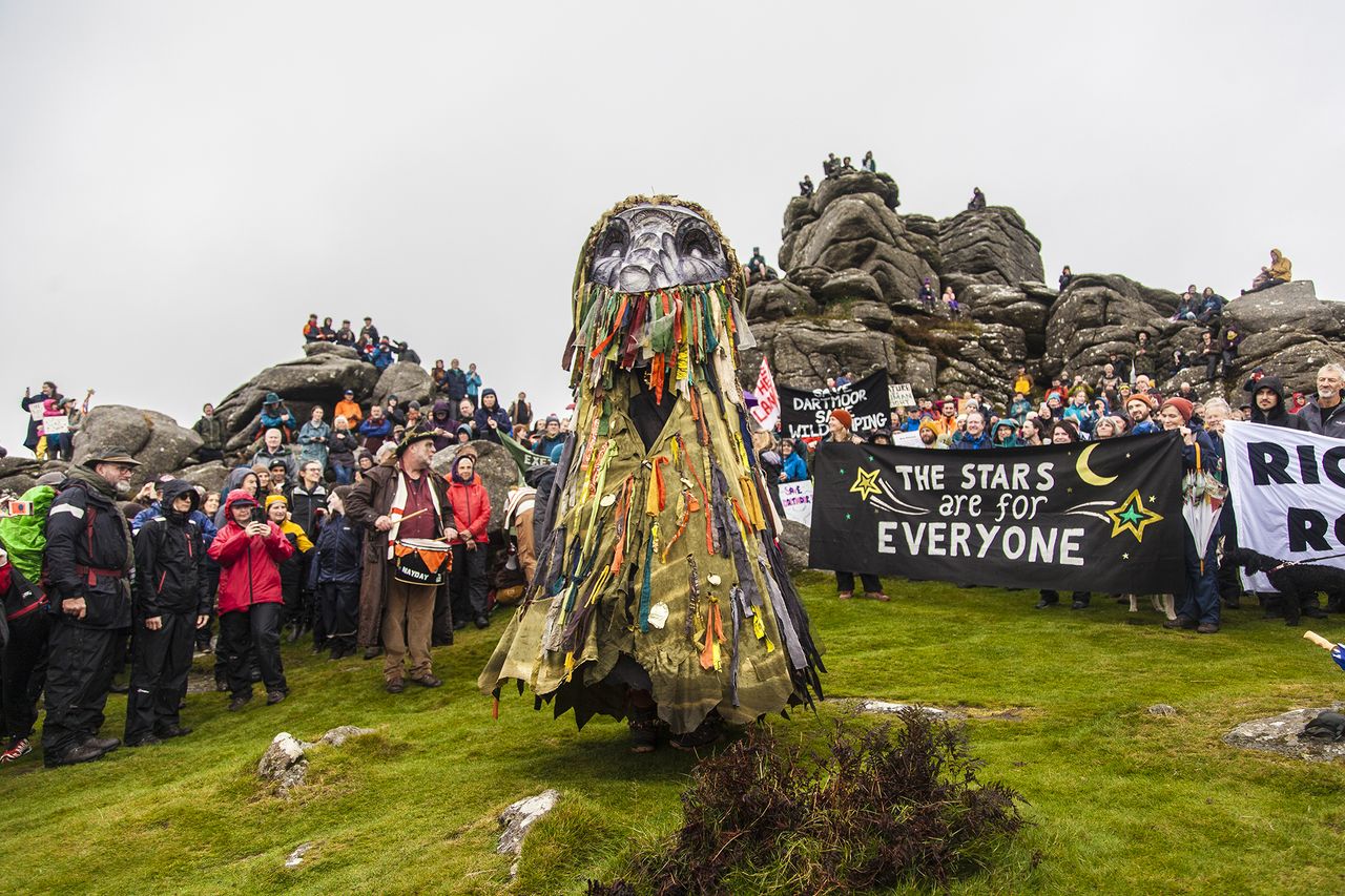 Dartmoor protest Oct 2024