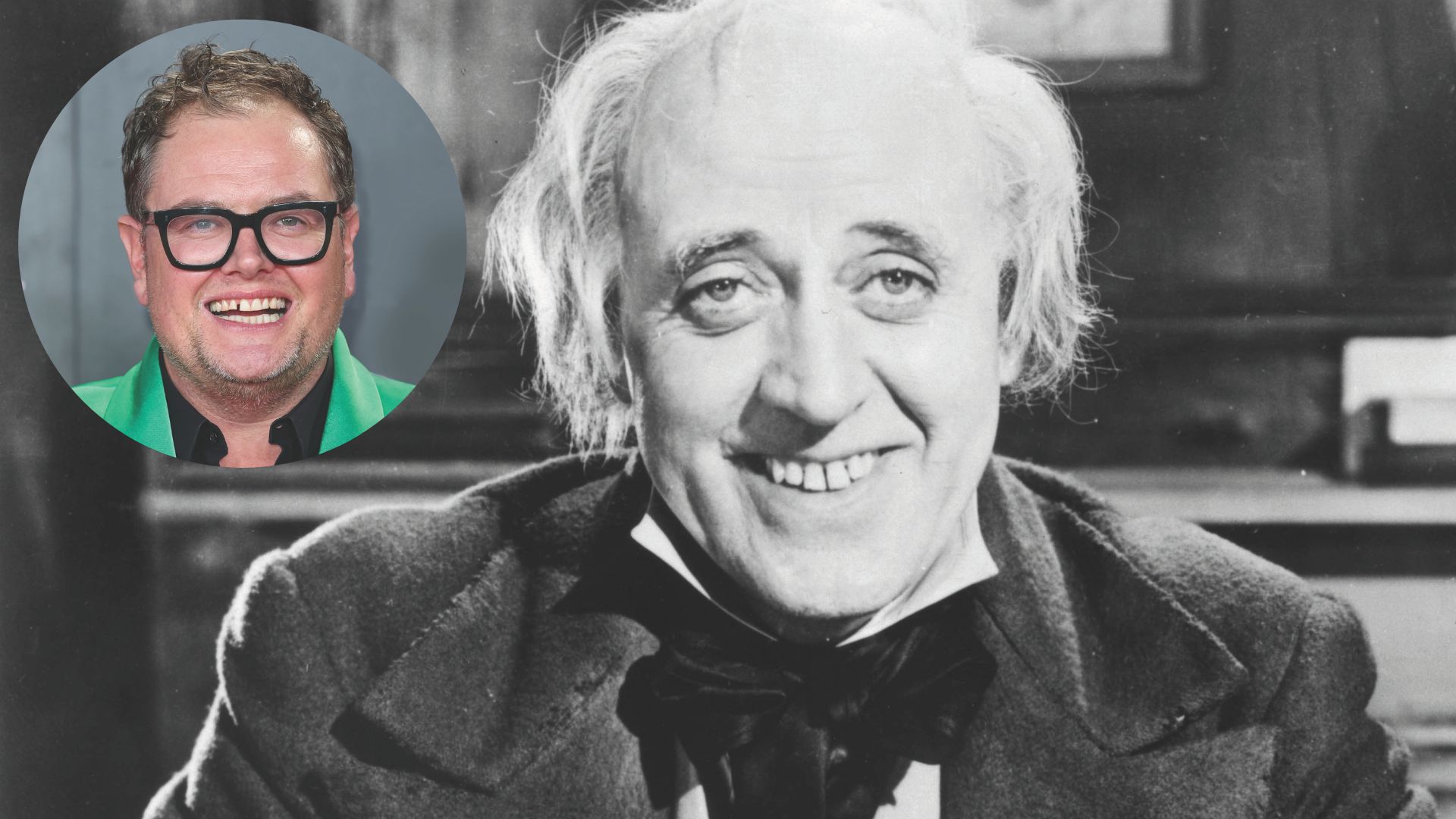 Still from the film Scrooge, Alan Carr (L)'s favourite Christmas film