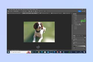 The ninth step to blurring backgrounds on Photoshop