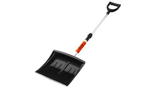 Snow shovel with collapsible handle