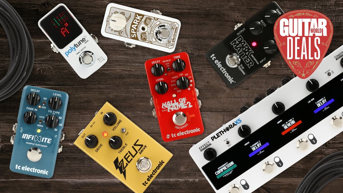 Image of various TC Electronic pedals