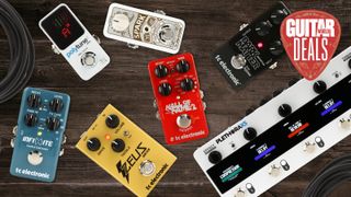 Image of various TC Electronic pedals