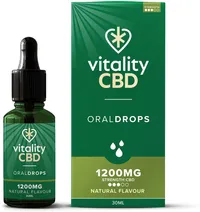 Vitality CBD Natural Oral Drops in Hemp Seed OilSave 33%, was £29.99, now £19.99 