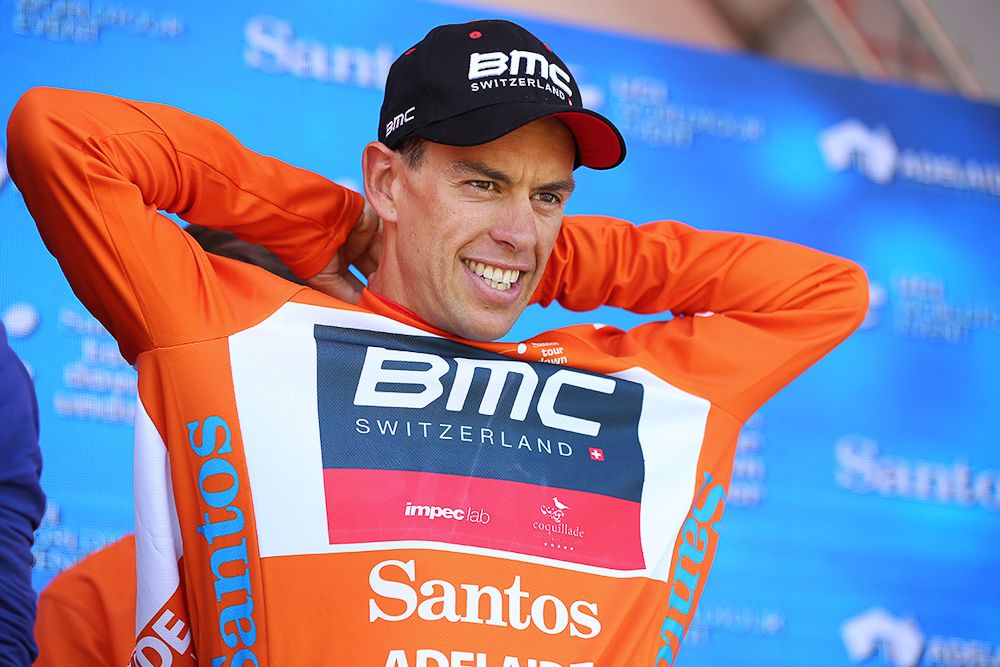 Richie Porte in the Tour Down under lead after stage 2