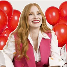 jessica chastain plays pop quiz with marie claire