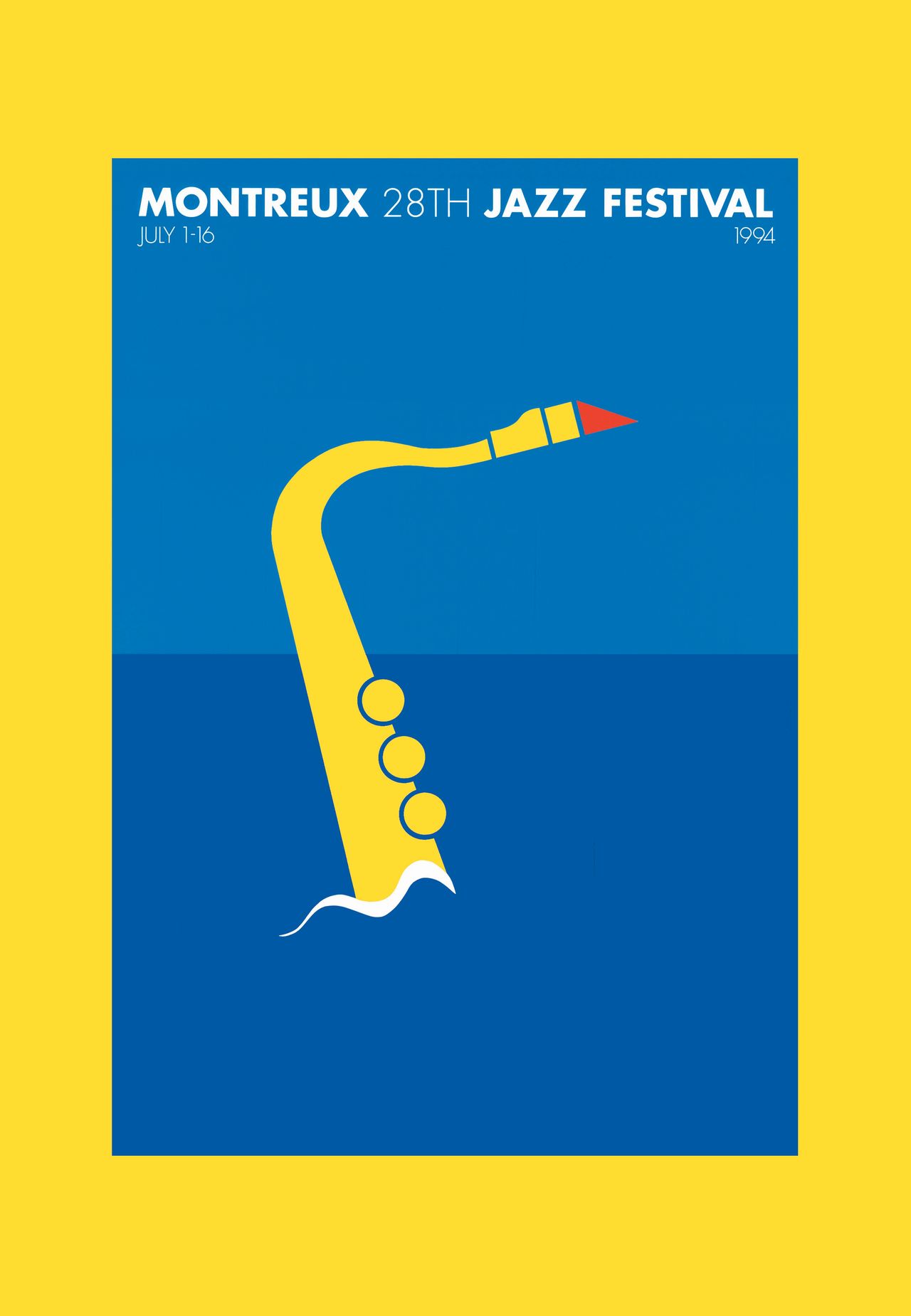Fondation du Festival de Jazz de Montreux, 1994, artwork by Pier Arnoldi