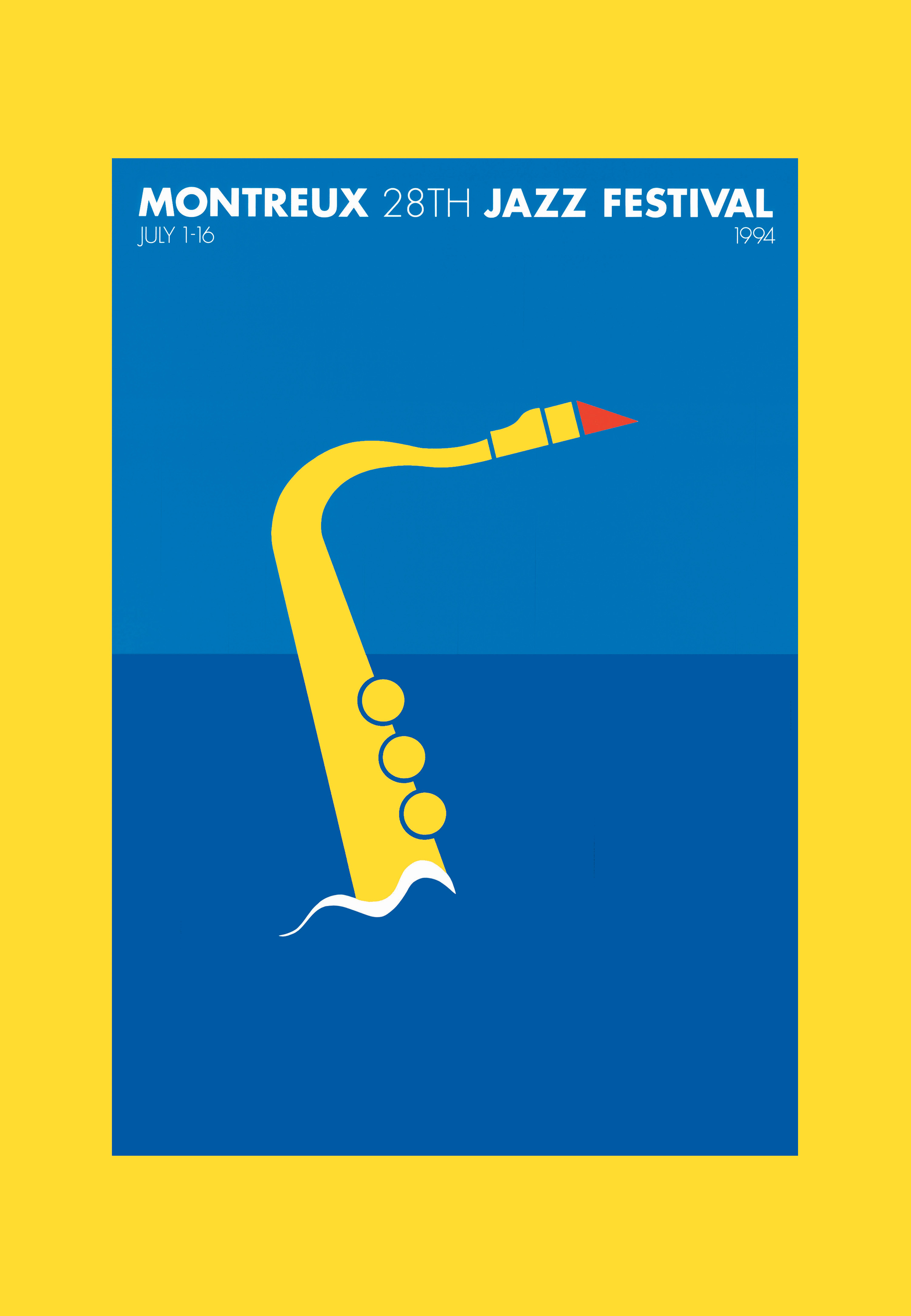 Fondation du Festival de Jazz de Montreux, 1994, artwork by Pier Arnoldi
