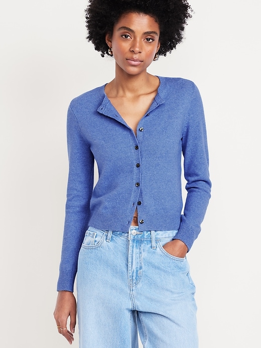 Sosoft Cropped Cardigan Sweater