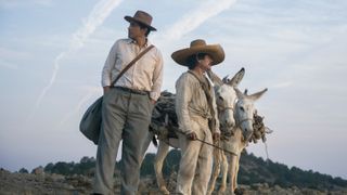 Tenoch Huerta ("Juan Preciado"), Noé Hernández ("Abundio"), Tenoch Huerta (Juan Preciado), Noé Hernández (Abundio) in Netflix's Pedro Paramo.