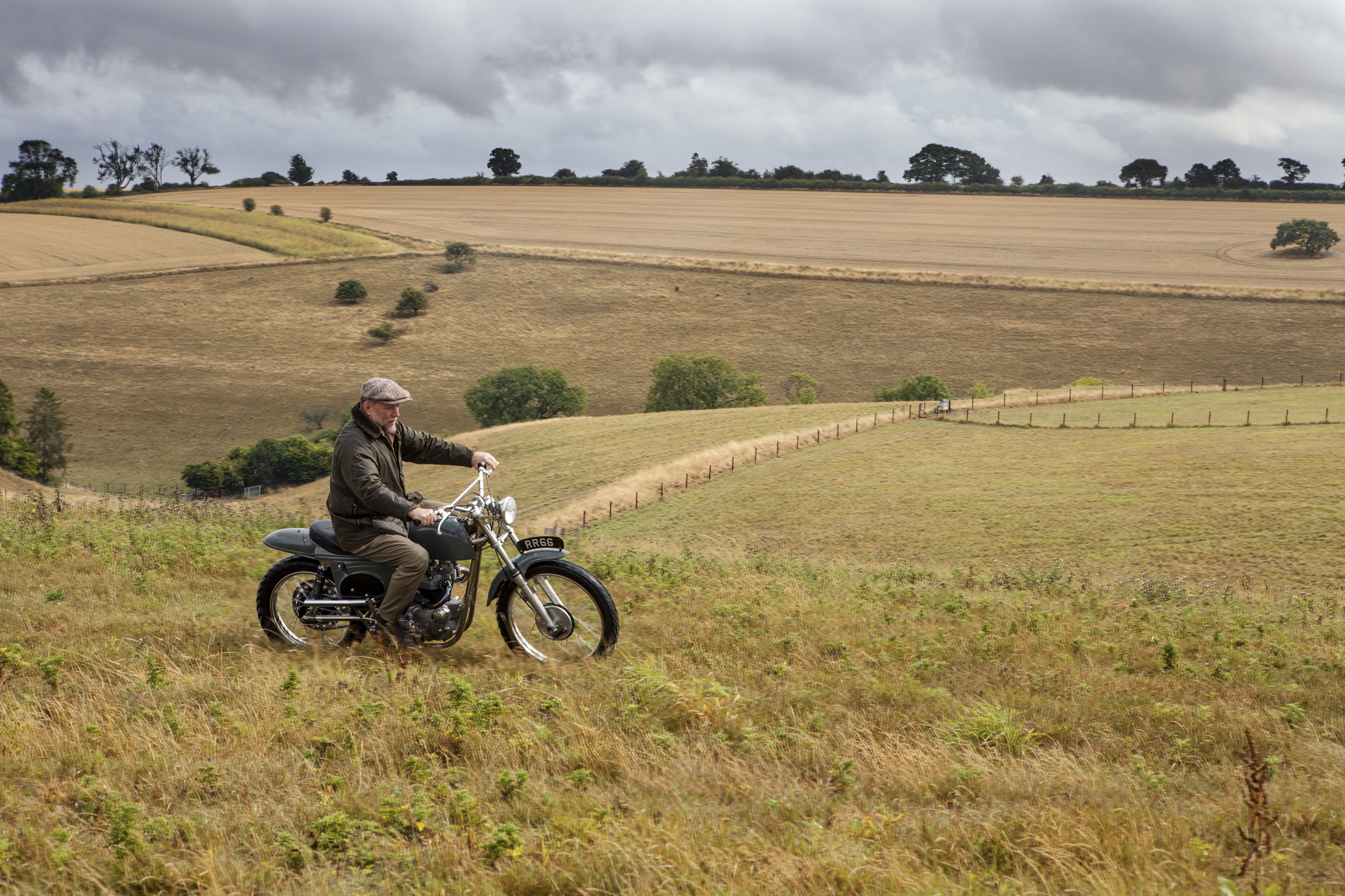 Images of Guy Ritchie at his estate in the countryside