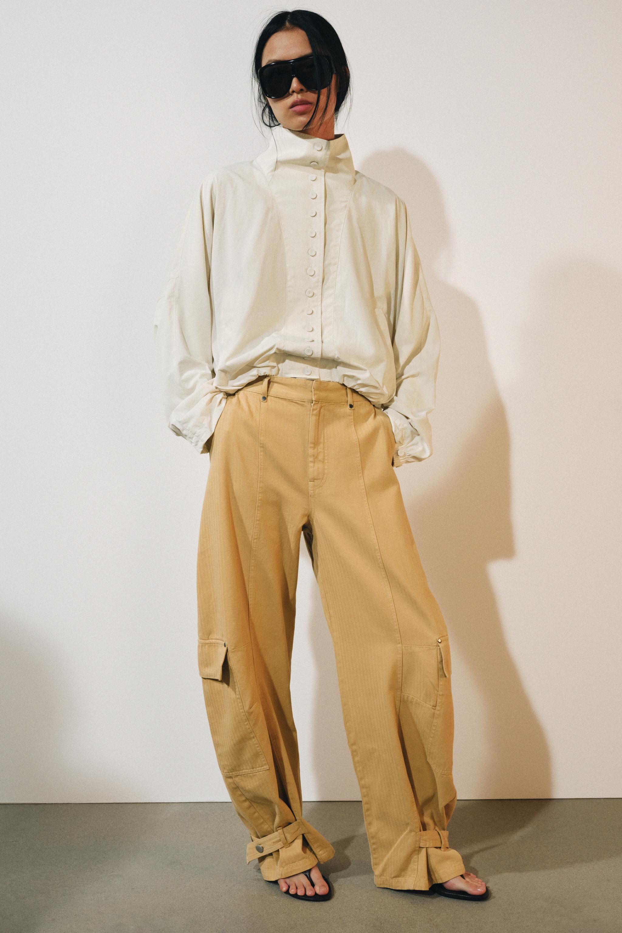 Zw Collection Nylon Jacket - Ecru - Xs