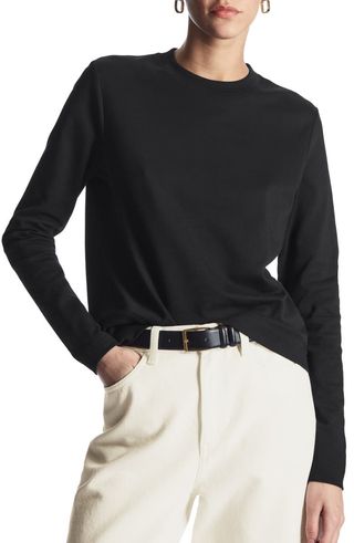 Heavyweight Long Sleeve Cotton T-Shirt