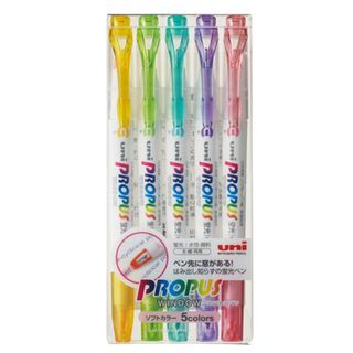 Uni Propus pack of highlighters