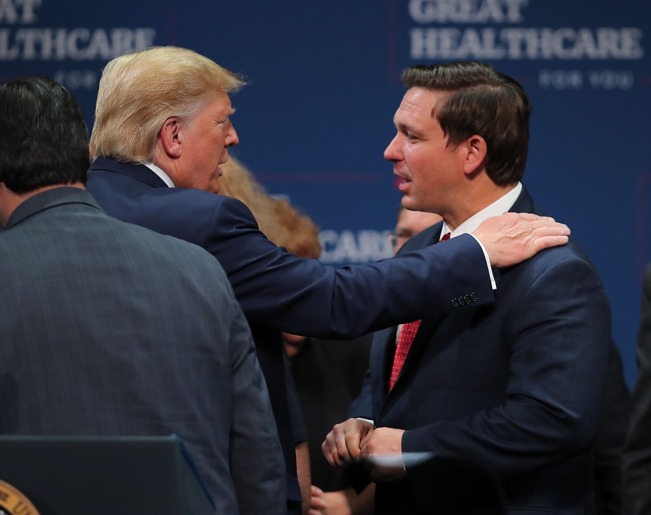 Trump and DeSantis