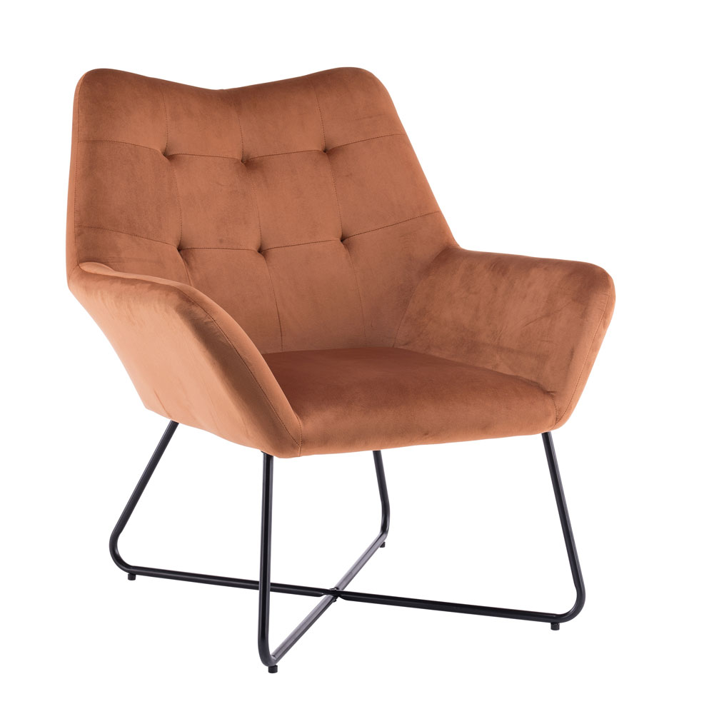velvet chair