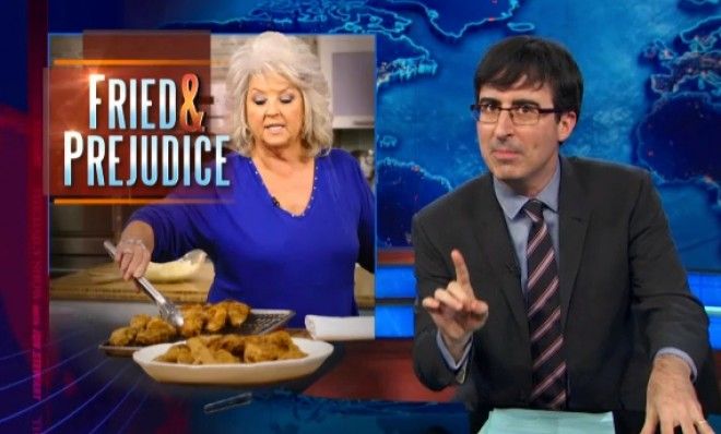 John Oliver roasts Paula Deen