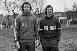 Heinz Stuy and Johan Cruyff at Ajax.