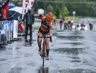 Karol-Ann Canuel (Boels Dolmans Cycling Team) takes her first road championship