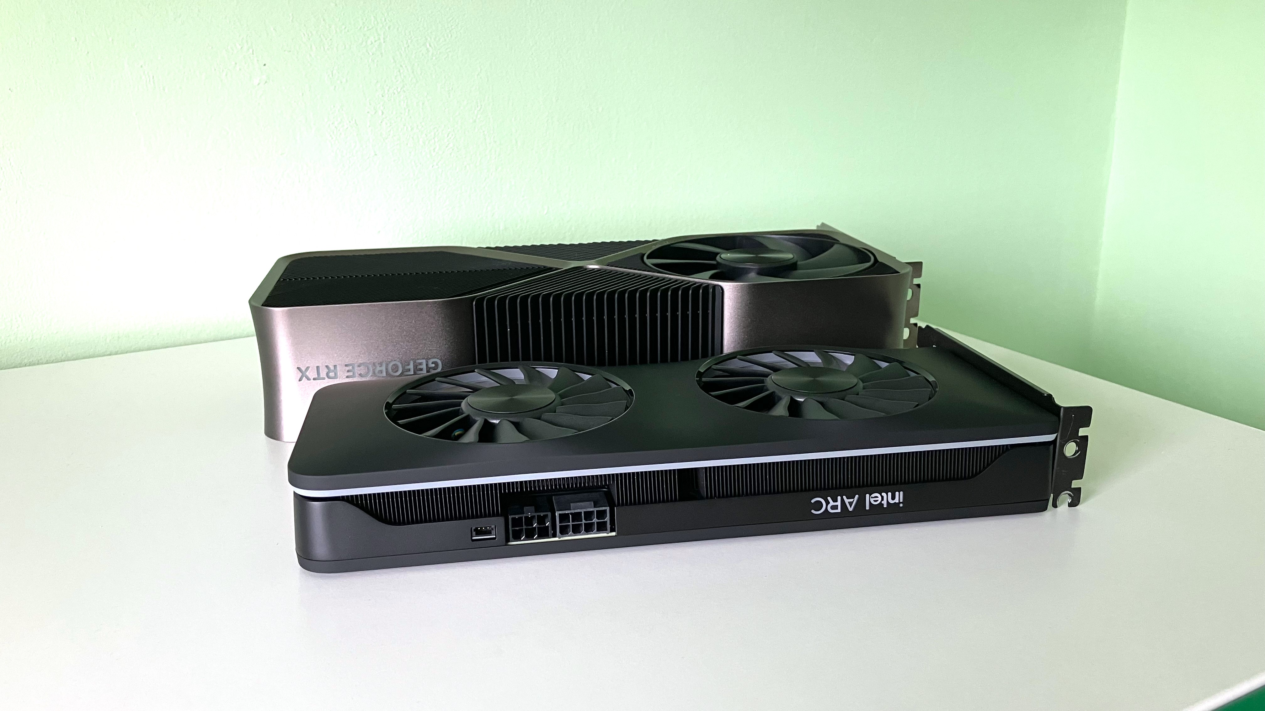 Intel Arc A770 and NVIDIA RTX 4090 Founders Ediiton