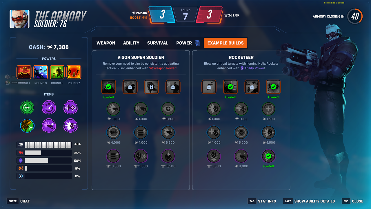 Soldier 76 pre builds