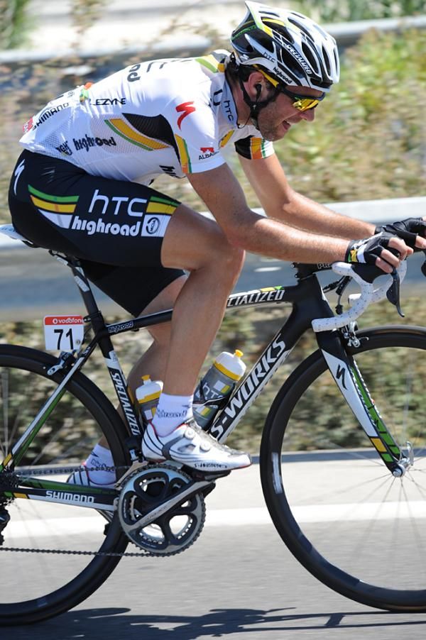 Michael Albasini (HTC-Highroad) went on the attack